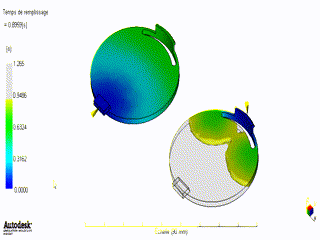 Animation d’une ligne de soudure pendant le remplissage