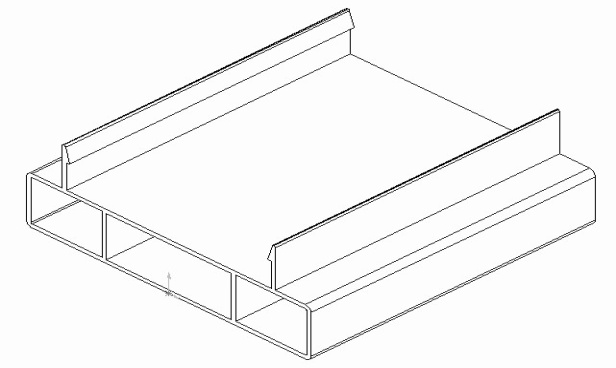 Exemple de profilé plastique extrudé